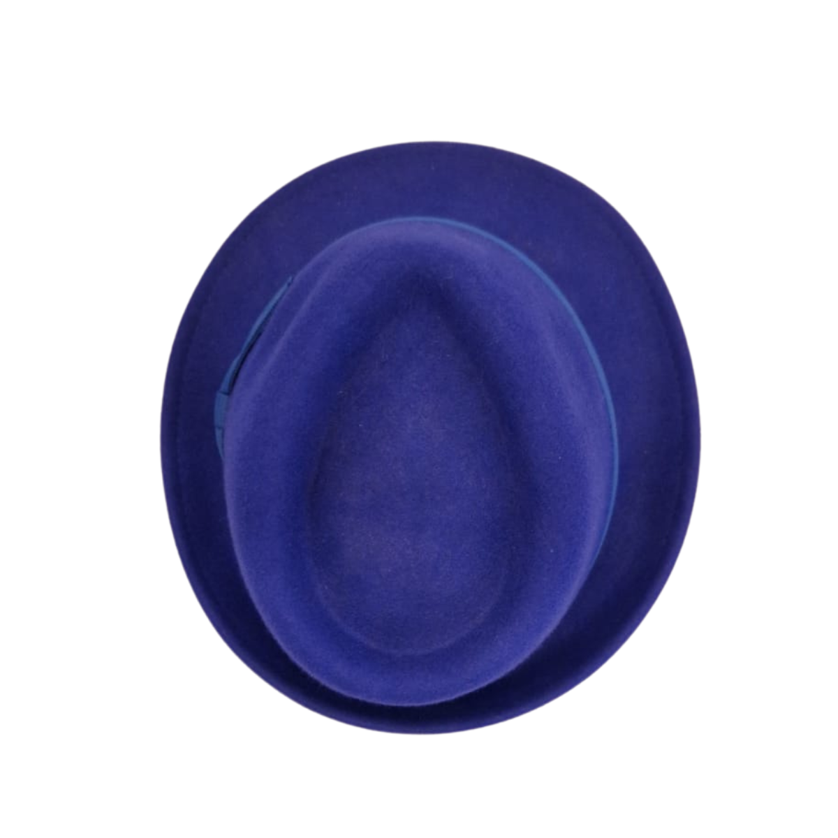 Purple 100 % Wool Handmade Trilby top