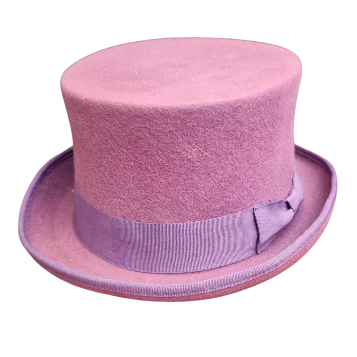 Classic 100% Wool Top Hat - Olive Green