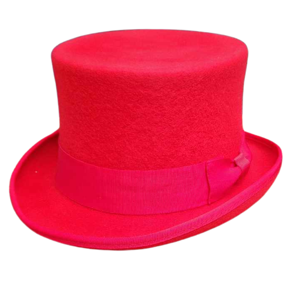 Classic 100% Wool Top Hat - Olive Green