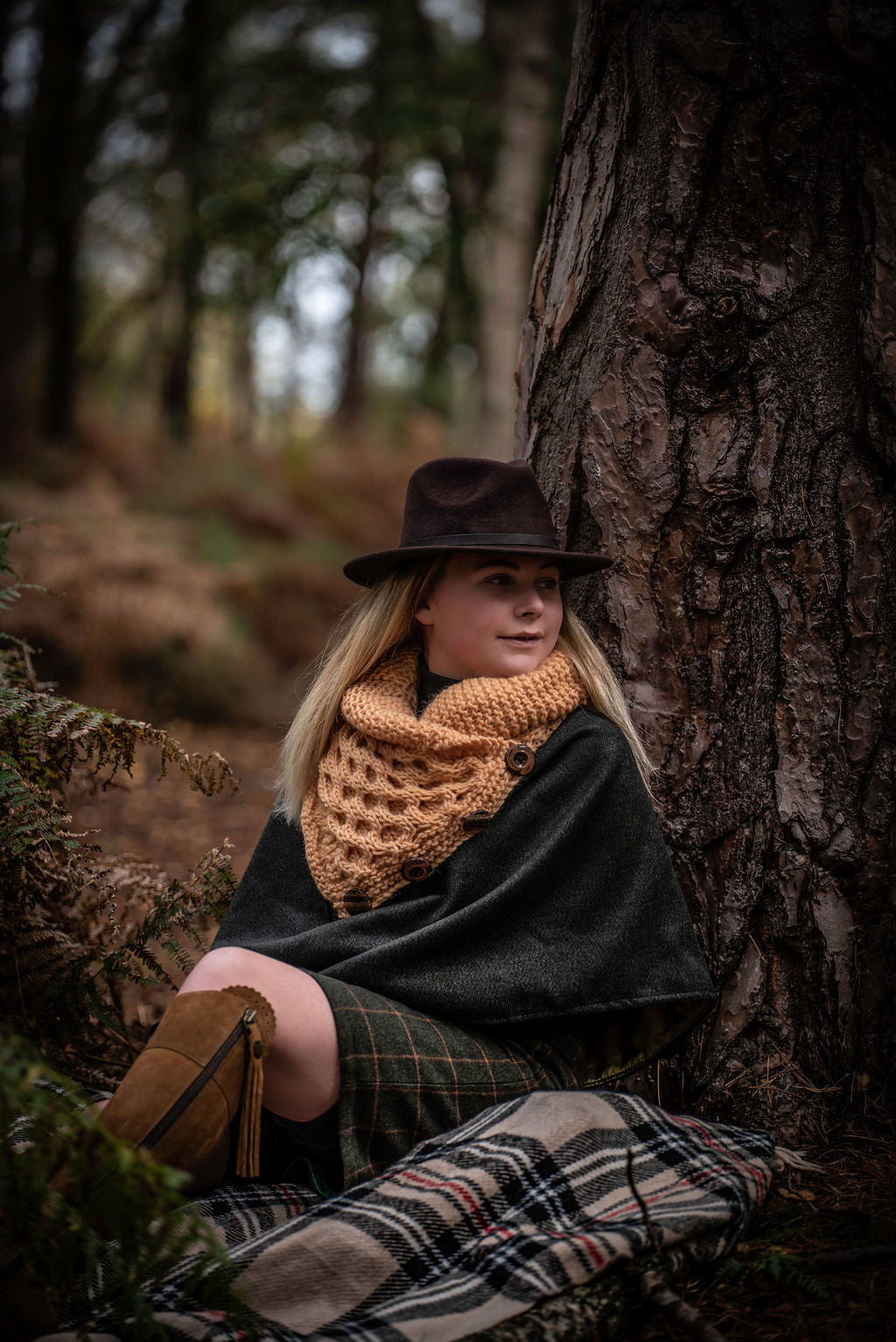 Limited Edition Hand Knitted Chunky Cable Knit Neck Warmer