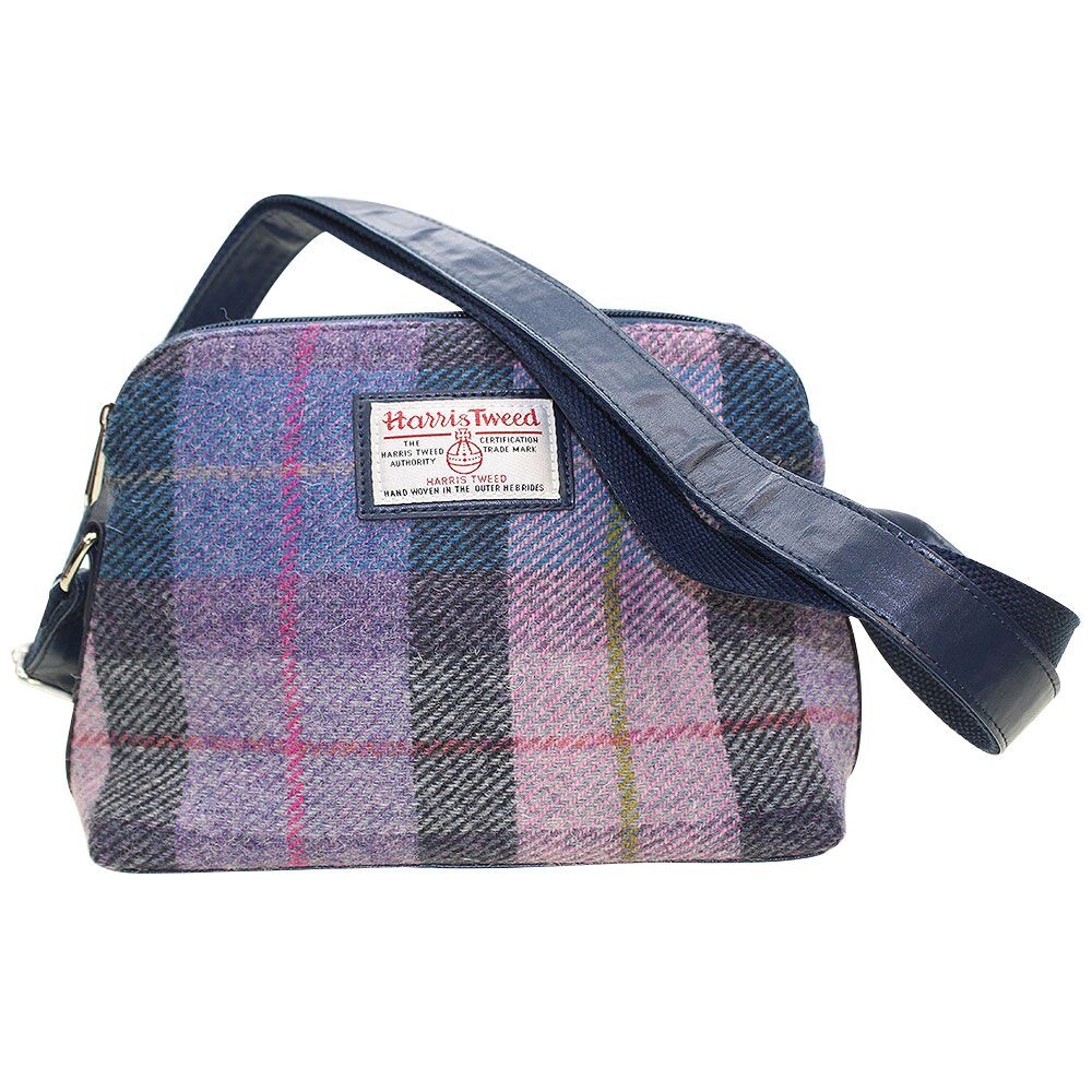 Rosalie Harris Tweed Handbag With Cross Over Handle