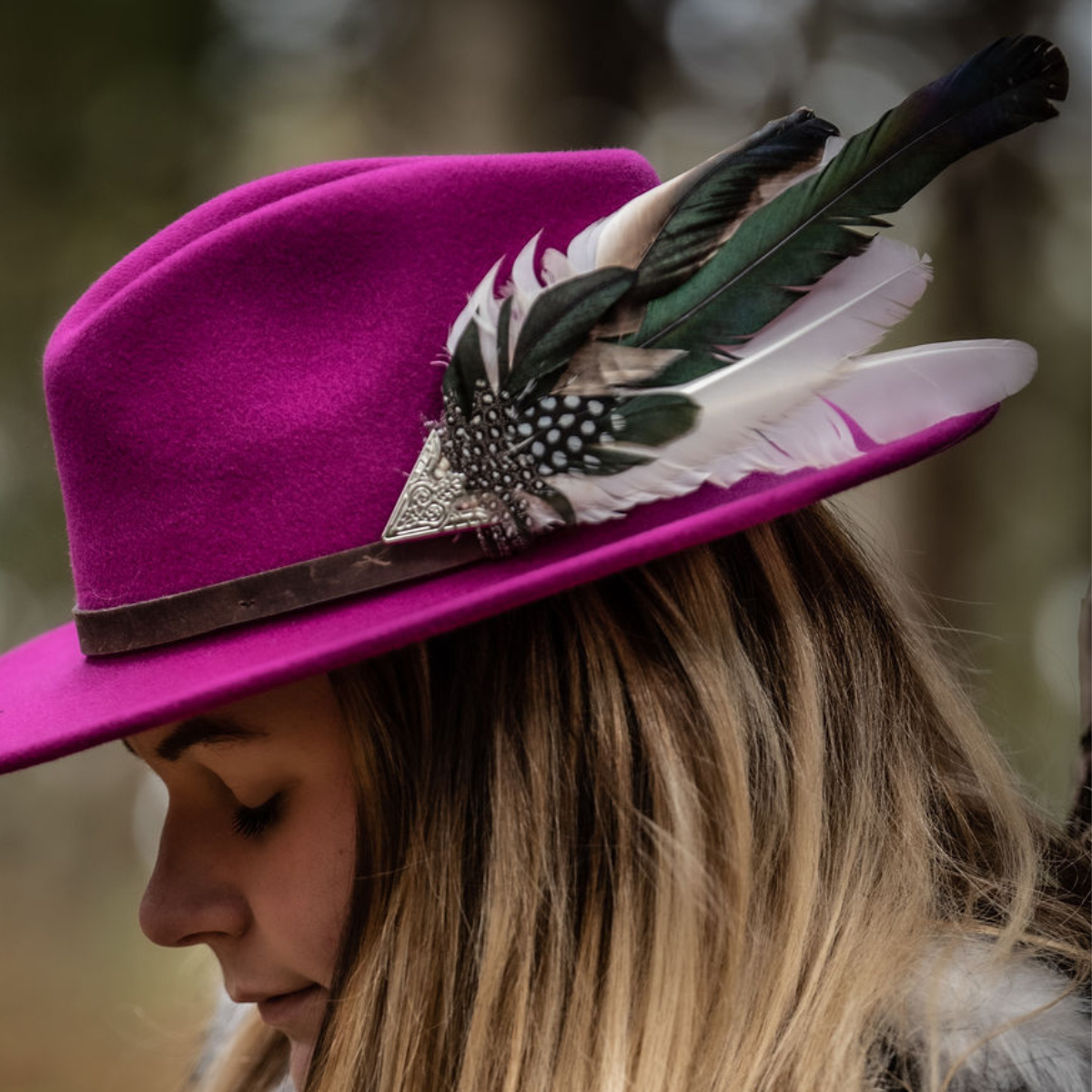Feather Brooches For Hats