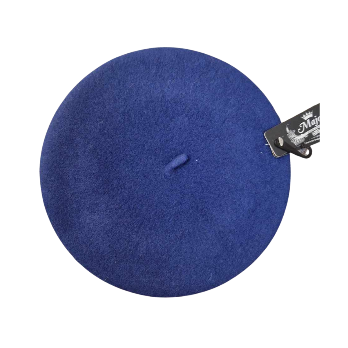 100% Wool Beret Royal Blue