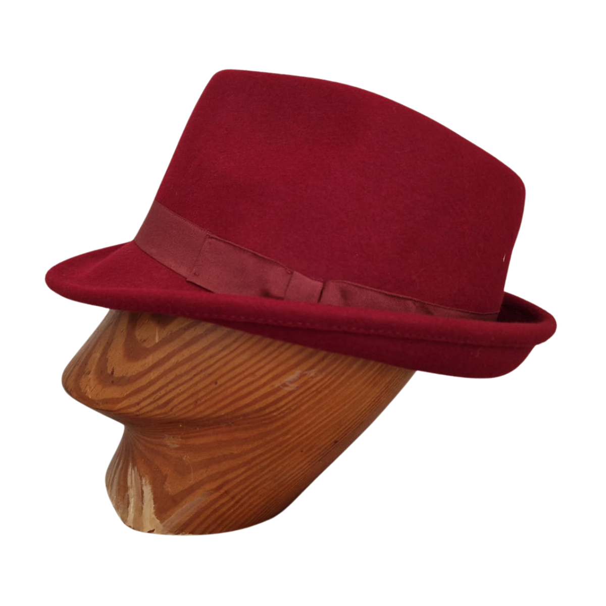 Burgundy Trilby side