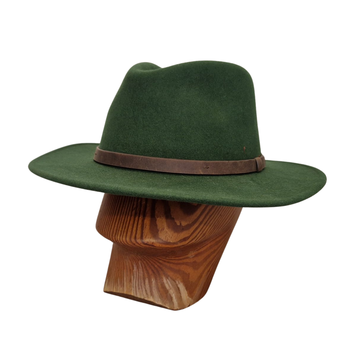 Forest Green Fedora front