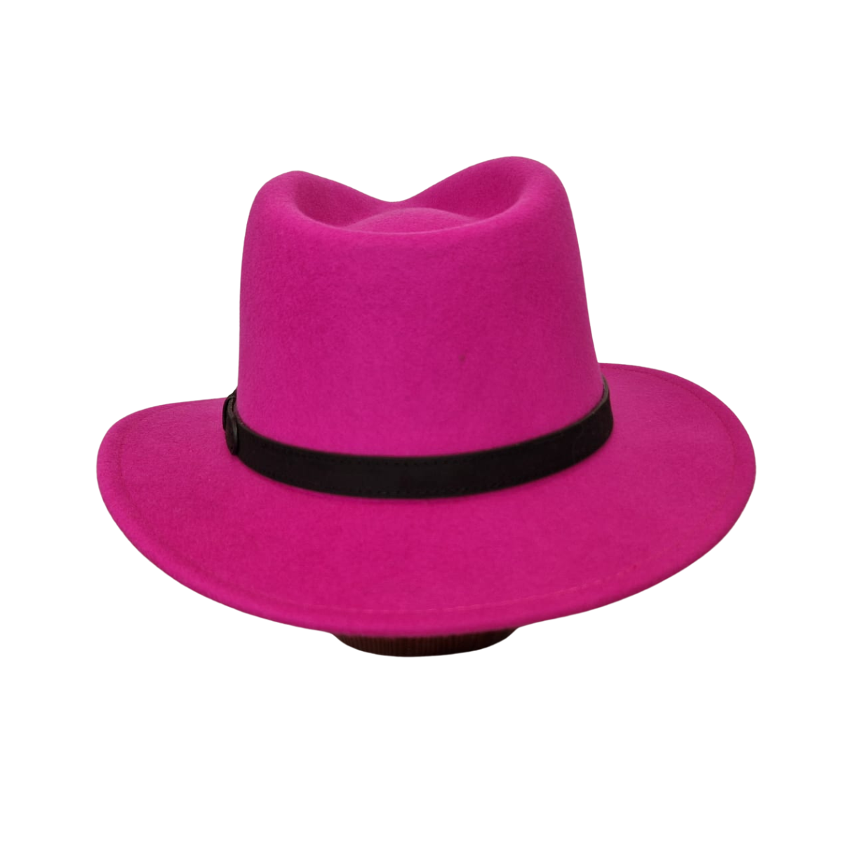Fuchsia Pink Fedora back