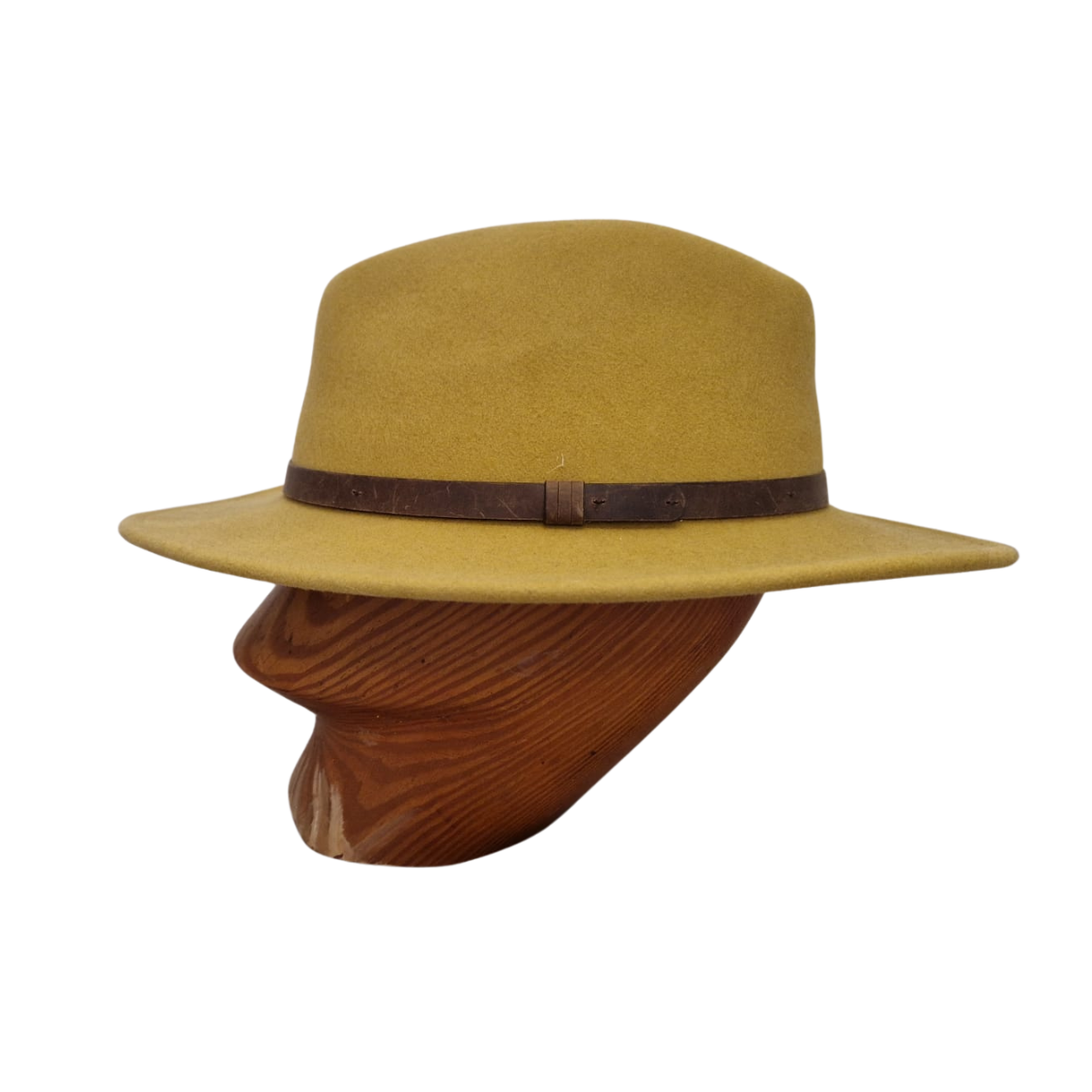 Golden Ochre fedora side