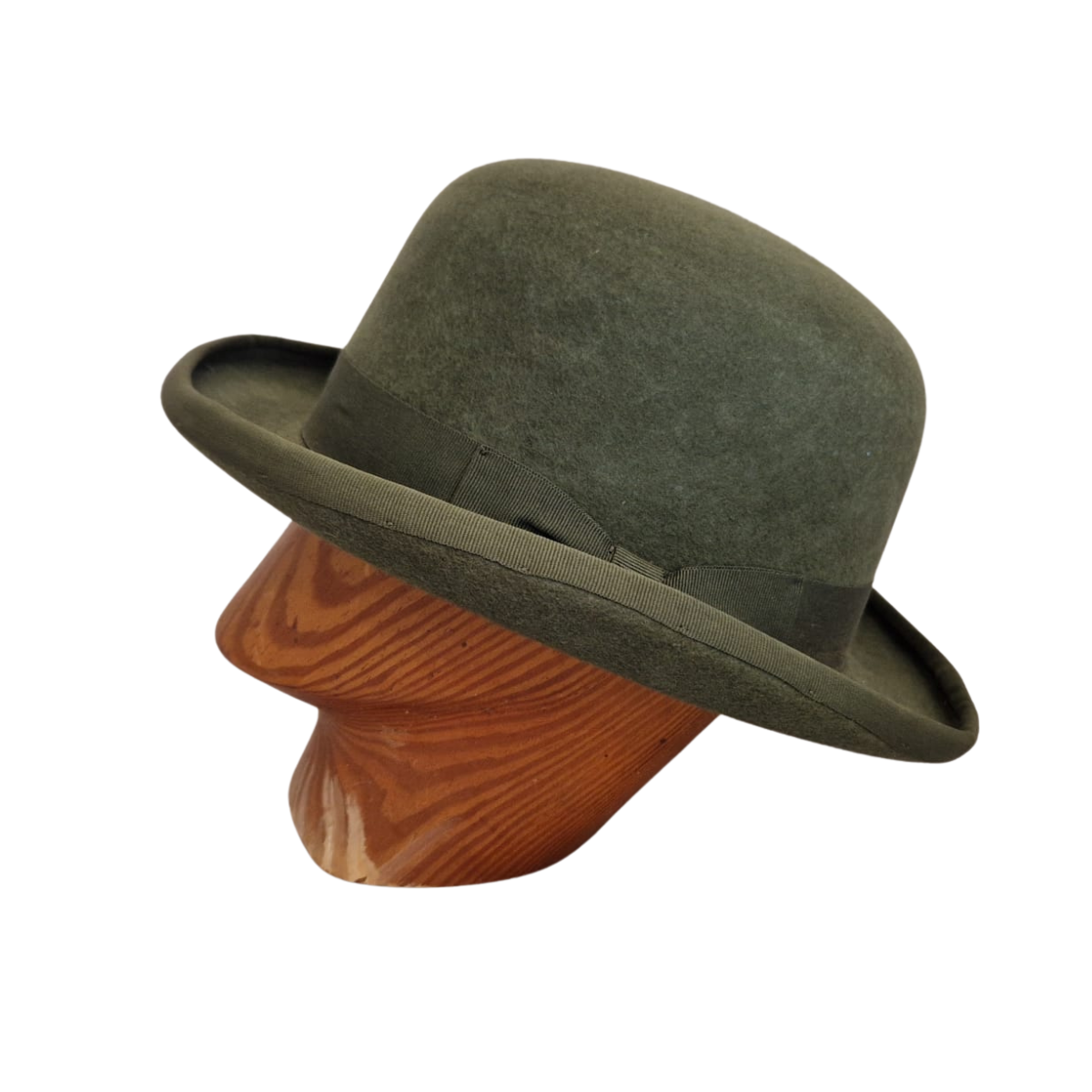 Green Classic Bowler Hat side