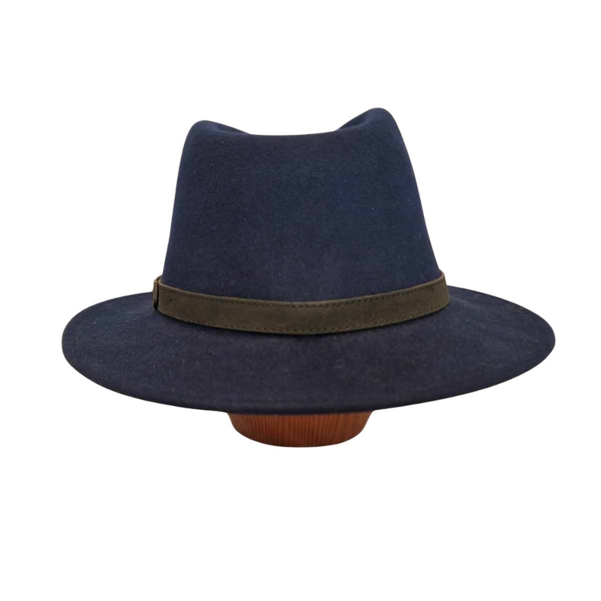 Navy fedora back