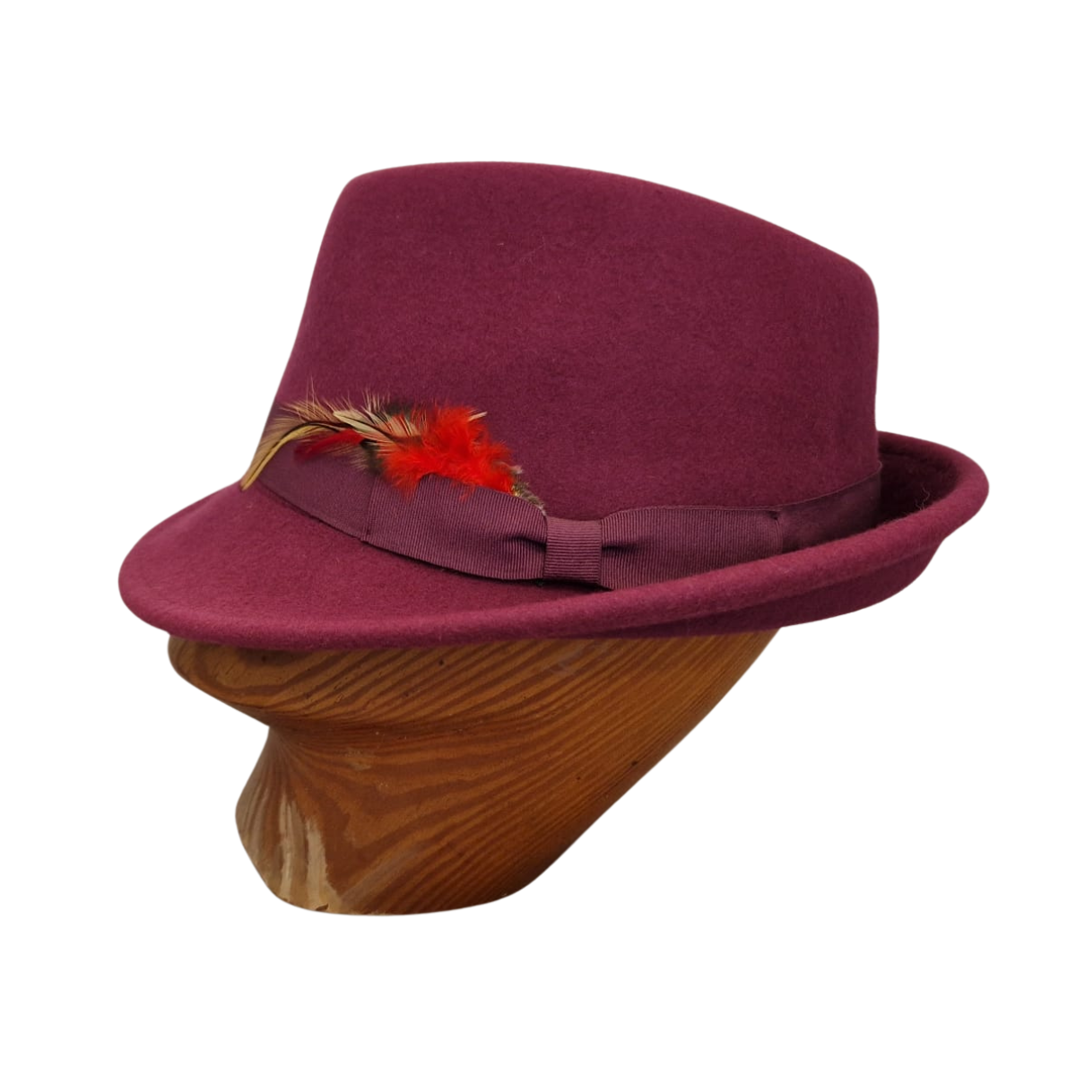 Plum trilby side