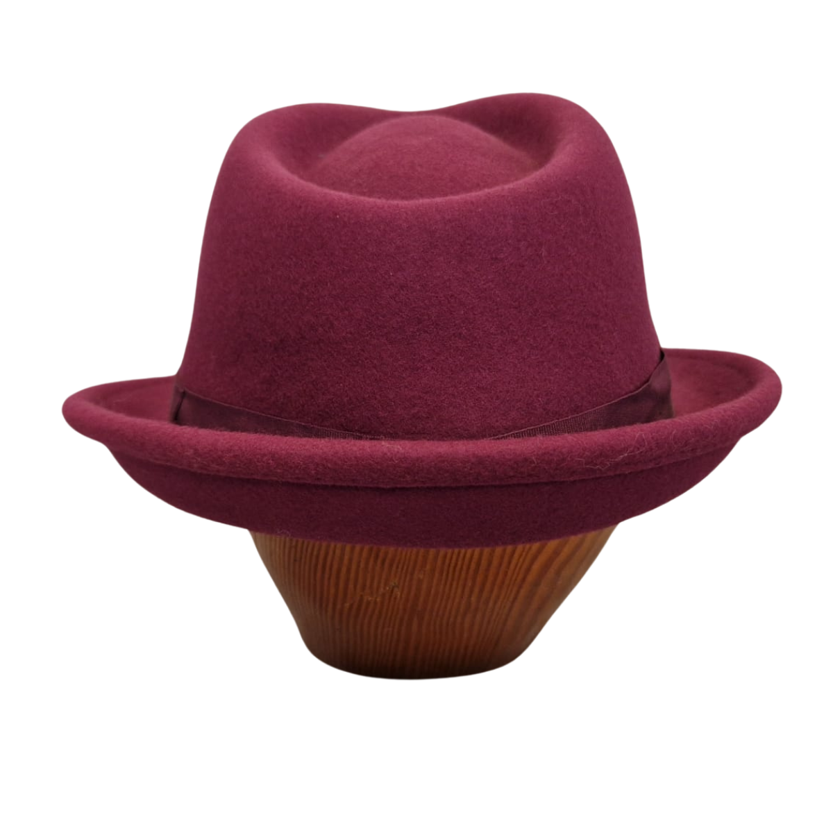 Plum trilby back