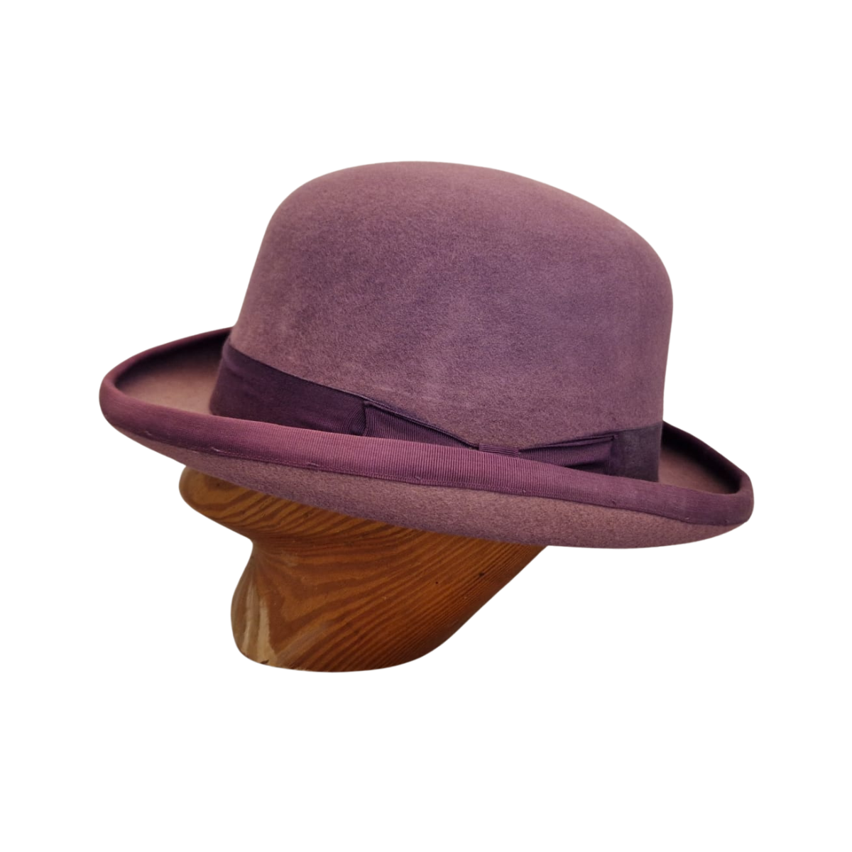 Purple Classic Bowler Hat side