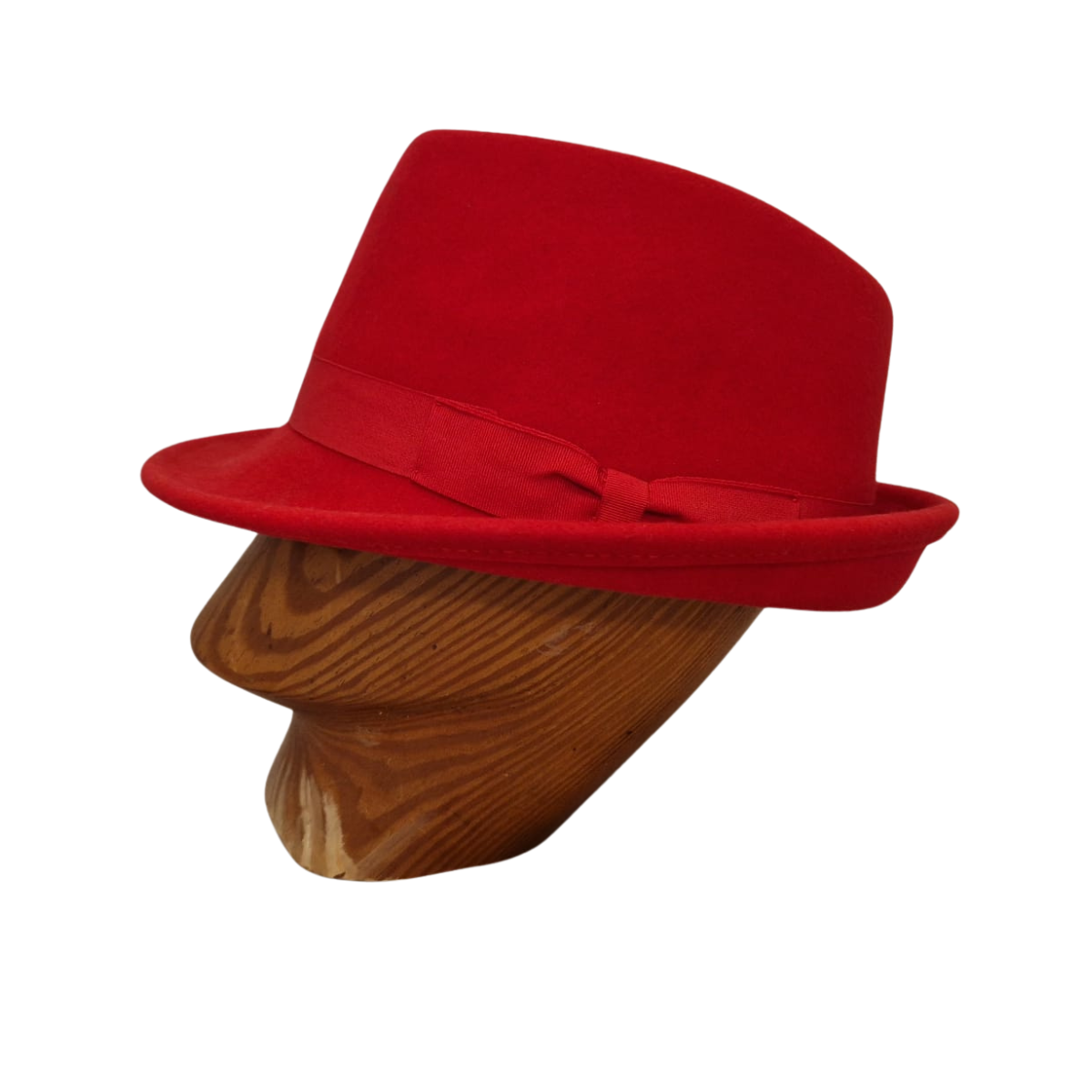 Red trilby side
