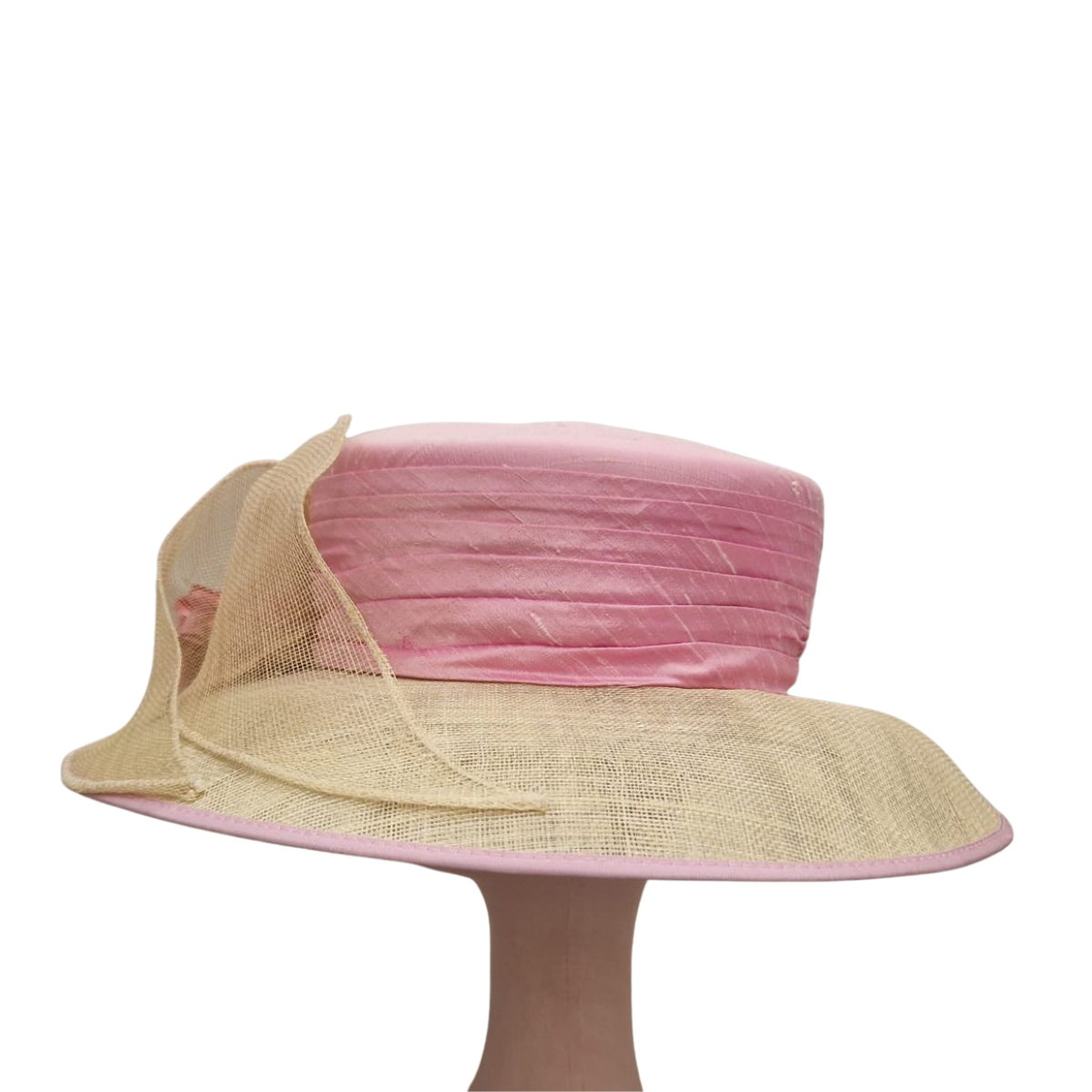 Blushing Rose Occasion Hat back