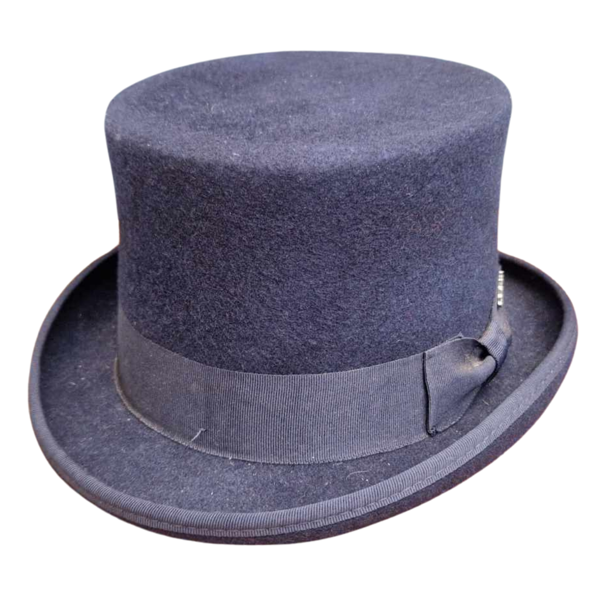 Classic 100% Wool Top Hat - Burgundy