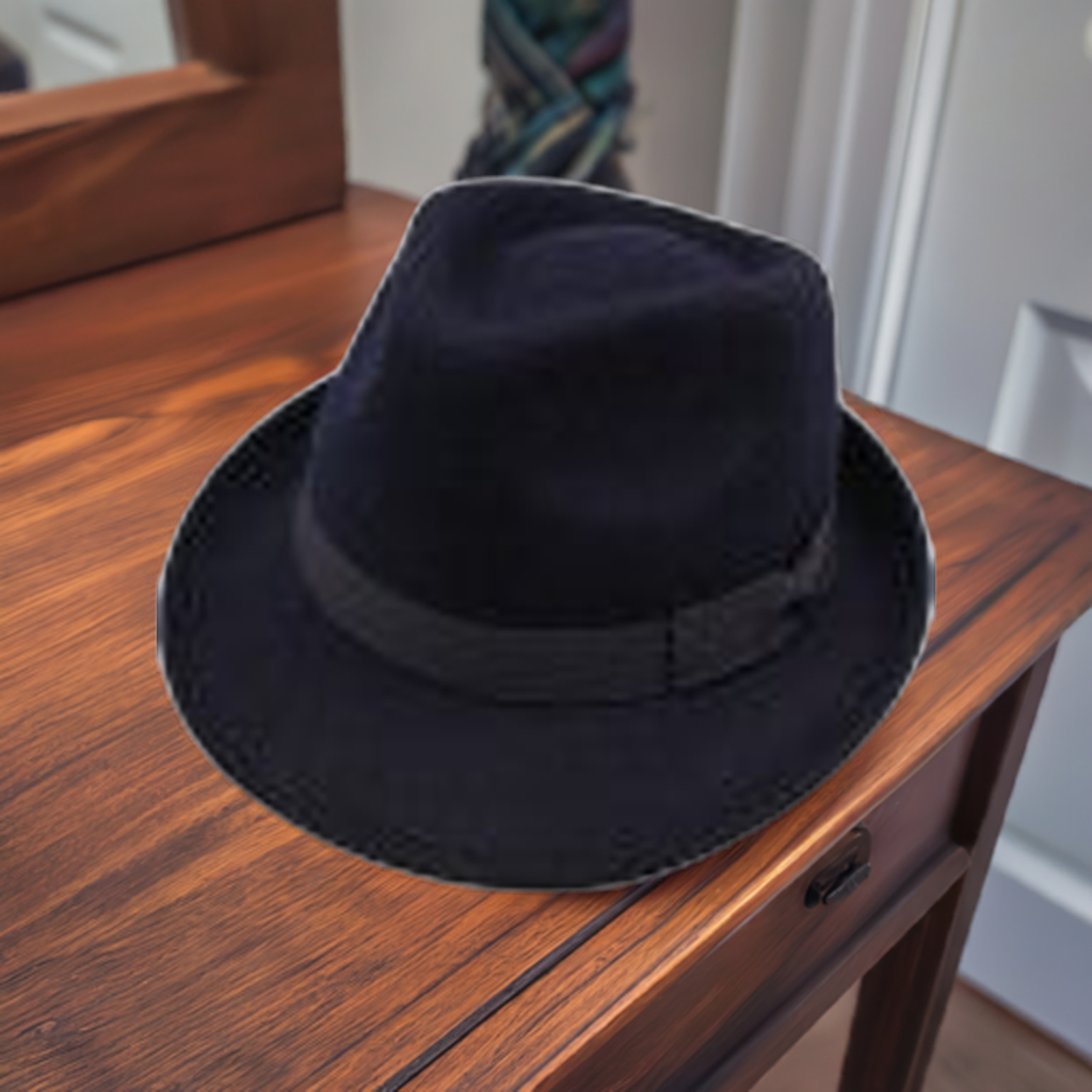 100 % Wool Handmade Unisex Trilby