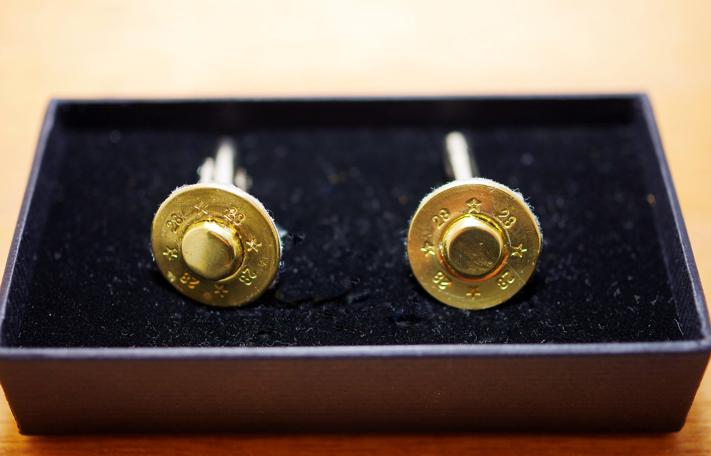 Gun Shell End Cuff Links