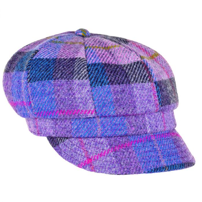 Ladies Harris Tweed Rosalie Baker Boy Cap