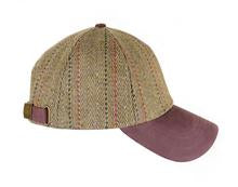 Valley Derby Tweed/Leather Peak Baseball Cap